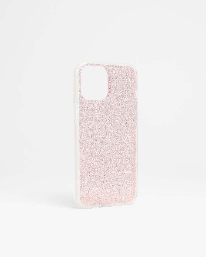 Coque Ted Baker Glitter AntiShock iPhone 12 Pro Max Rose Femme | ENM-97952072